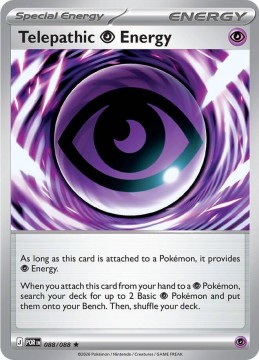 Telepathic Psychic Energy HOLO #88 - Pokemon Perfect Order