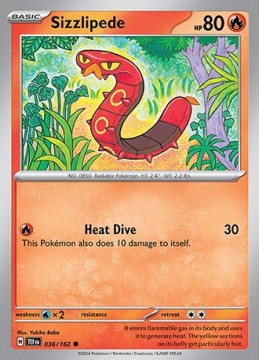 Sizzlipede #36 - Pokemon Temporal Forces