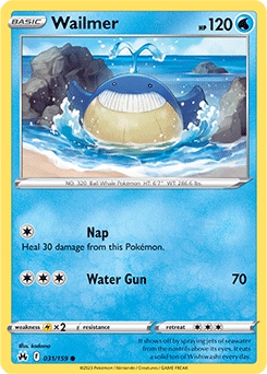 Wailmer #31 - Pokemon Crown Zenith