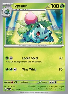 Ivysaur #2 - Pokemon Scarlet & Violet 151