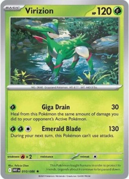 Virizion POKEBALL HOLO #10 - Pokemon White Flare 