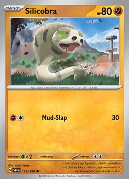 Silicobra #119 - Pokemon Scarlet & Violet