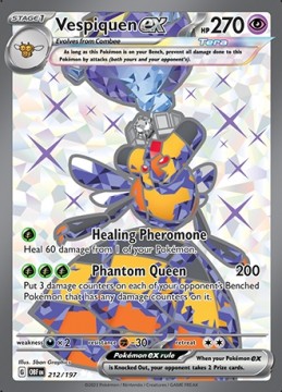 Vespiquen EX #212 - Pokemon Obsidian Flames