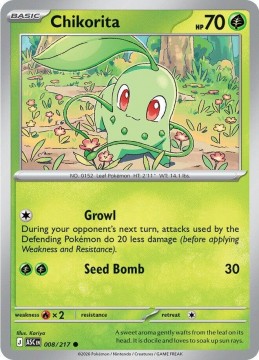 Chikorita #8 - Pokemon Ascended Heroes