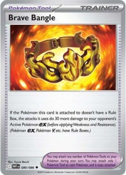 Brave Bangle REVERSE HOLO #80 - Pokemon White Flare 