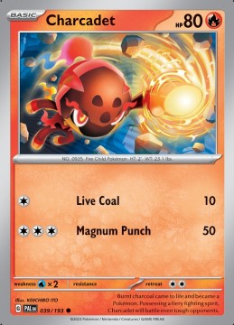 Charcadet #39 - Pokemon Paldea Evolved