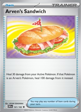 Arven's Sandwich #161 - Pokemon Destined Rivals 
