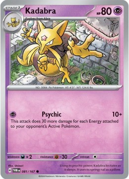 Kadabra #81 - Pokemon Twilight Masquerade