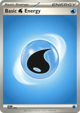 Basic Water Energy COSMOS HOLO #3 - Pokemon Scarlet & Violet Energy