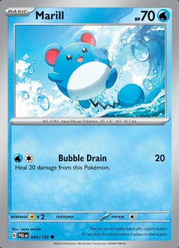 Marill REVERSE HOLO #44 - Pokemon Paldea Evolved