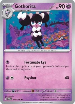 Gothorita #42 - Pokemon White Flare
