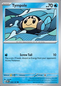 Tympole #50 - Pokemon Obsidian Flames